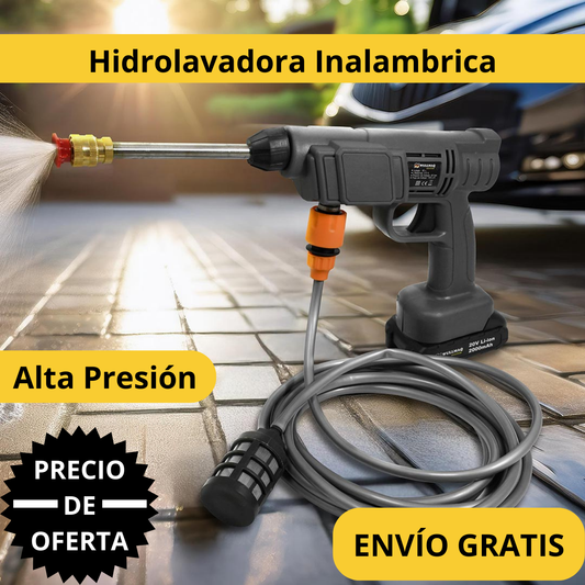 HIDROLAVADORA INALAMBRICA DE ALTA PRESIÓN